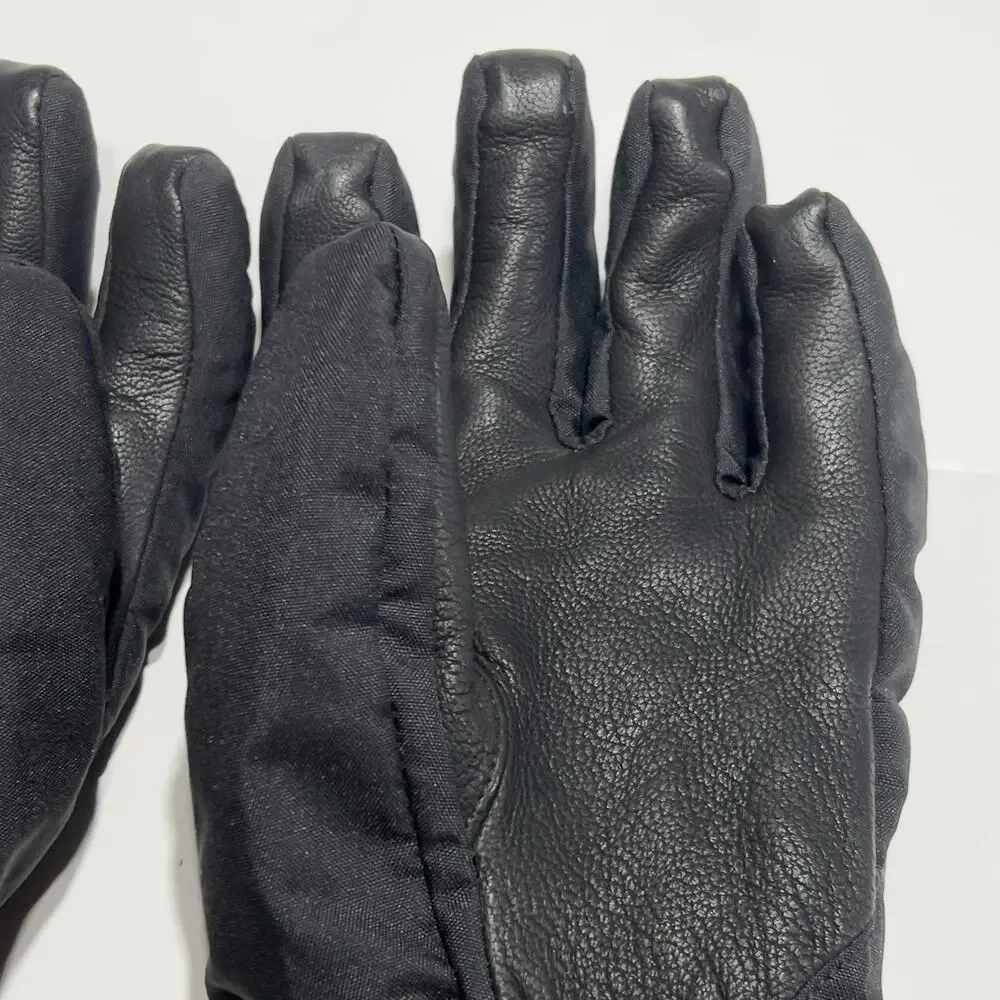 Dakine Tahoe Women's Gloves Size S Black Leather Ski Snowboard Warm Winter 6.5